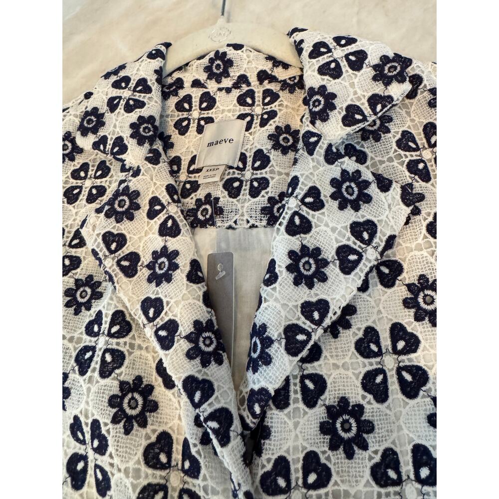 Maeve Geo Lace shirt dress - Picture 5 of 6
